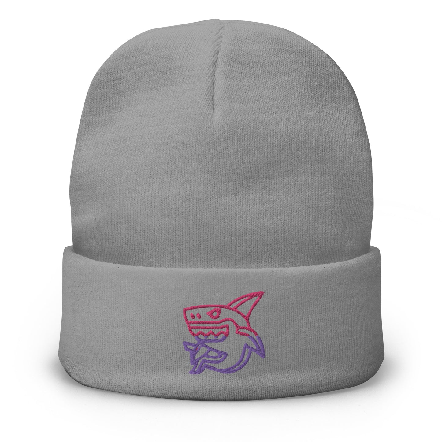 Shark Embroidered Beanie