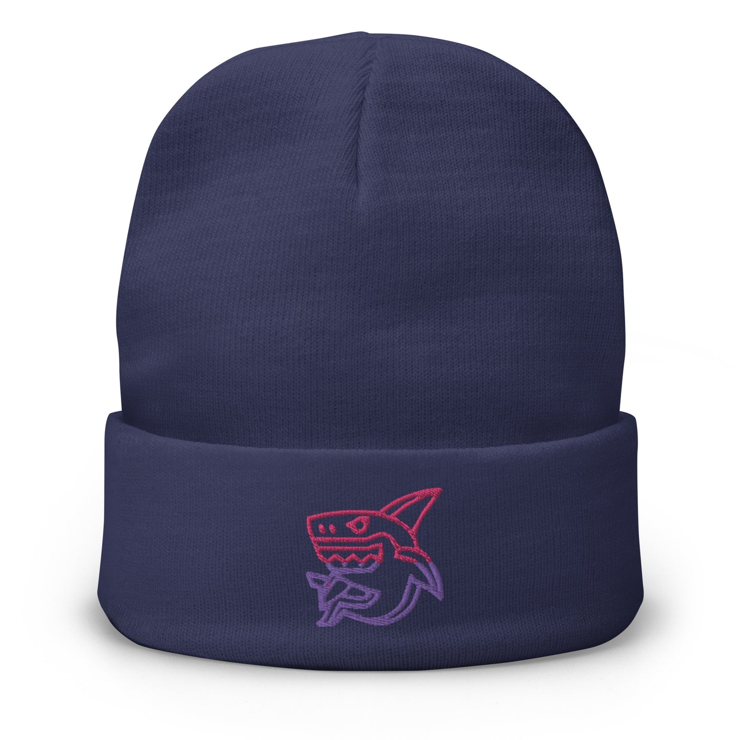 Shark Embroidered Beanie